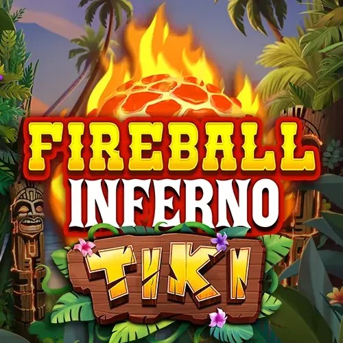 Fireball Inferno Tiki by NetEnt, showcased at possucasino-suomi.com – game logo